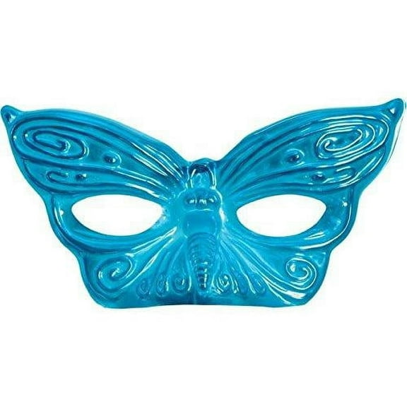 Turquoise Butterfly Party Costume Masks