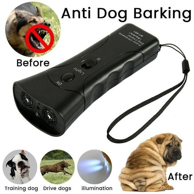 Ultrasonic LED Anti Bark Device Dog Training Repeller Ultrasonic Anti Bark Stop Barking Tool