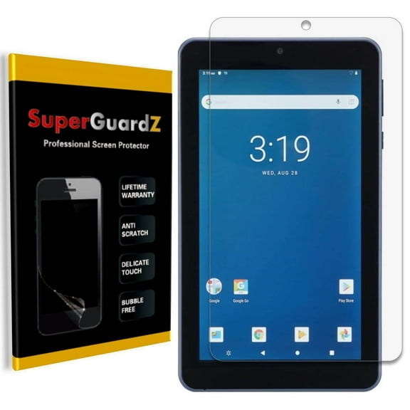 3-Pack For Onn 7" Tablet / Onn Surf 7" SuperGuardZ Screen Protector, Ultra Clear, Anti-Scratch, Anti-Bubble