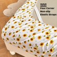 thumbnail image 2 of Twin Size Sheet Set Paisley Printed Bed Sheets for Single Bed Piece Microfiber Fitted Sheet with ” Deep Pocket & Straps Patterned Bedding Sheets & Pillowcase Set, 2 of 9