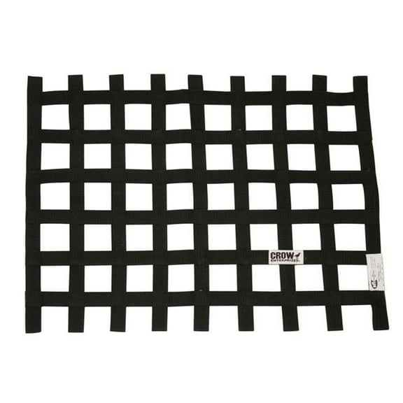Crow Enterprises 11614 Sprint Car Window Net Black SFI 37.1 Approved - Black