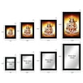 thumbnail image 4 of IBA Indianbeautifulart Lord Hanuman Picture Frame Religious Poster Black Wall Frame Deity Photo Frame Wall Decor&nbsp;For Home/ Office/ Temple-12 x 18 Inches, 4 of 7