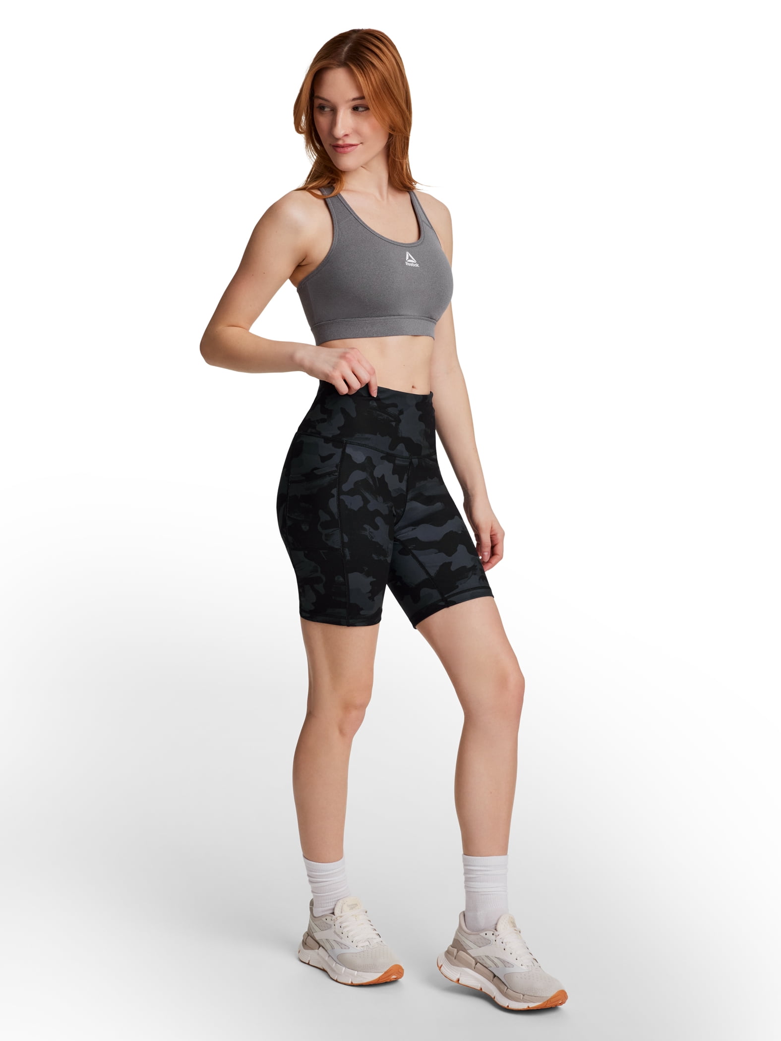 Reebok Women's Everyday High Rise Bike Short, 7" Inseam, Sizes XS-XXXL