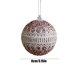 thumbnail image 3 of Puntoco Bola de espuma navideña de 8 cm, pegatina de red, bola de polvo dorado con encaje, colgante para árbol de Navidad, bola decorativa, 3 of 6