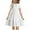 White, variant on ATOGUTA Birthday Dresses for Girls Crew Neck A-line Loose Flowy Tiered Holiday Casual Dresses Blue, Size 4T-14