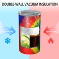 thumbnail image 2 of 20oz Coffee Tumblers Colorful Tie Dye Pattern Stainless Steel Vacuum Insulated Travel Tumbler Coffee Cups Mug with Lid and Straw with Cleaning Brush for Cold & Hot Drinks, 2 of 5