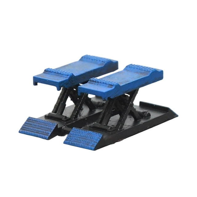BELOVING Outil de Garage pour Voiture 1/64 Décor de Scène de Micro Garage, Support de Roue de Voiture Réaliste pour Jardin Féerique, Scène Miniature Projets Miniatures Élévateur de Voiture