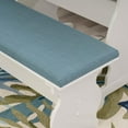 thumbnail image 6 of Linon Natasha Traditional Wood Corner Nook Dining Set in Blue, 6 of 10