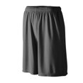 thumbnail image 1 of Youth Longer Length Wicking Shorts With Pockets S Black, 1 of 2