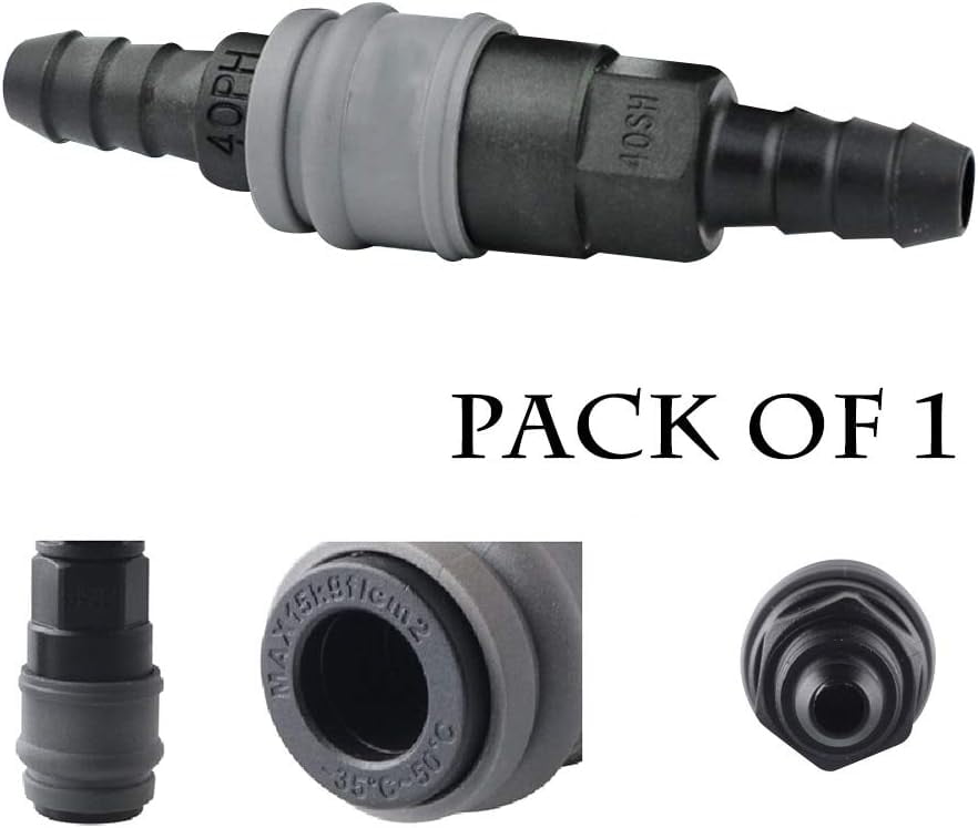 MKEUDQ-Beduan Quick Disconnect Set, Air Hose Fitting Quick Connect Coupler, 1/2" Barb Hose, Air Compressor Accessories Fitting, Industrial Type C