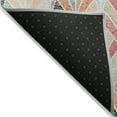 thumbnail image 5 of 5' X 8' Orange Copper And Gold Geometric Washable Indoor Outdoor Area Rug, 5 of 5