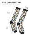 thumbnail image 2 of Compression Socks For Women And Men - Cool Math Print Compression Socks Circulation For Workout, 2 of 2