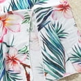 thumbnail image 6 of Toddler Baby Girl'S 3 Piece Swimsuits Floral Bikini Beach Bathing Suit Briefs Girls Bikini Swimwear Set,Size 5 Years-6 Years, 6 of 7