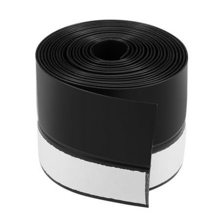 

Unique Bargains 1-3/4 (45mm) Width 2M Long Weather Stripping Frameless Door Bottom Seal Black