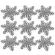 thumbnail image 1 of 30pcs Snowflake Pieces DIY Hairpin Patches Hair Clip DIY Clothes Accessories, 1 of 4