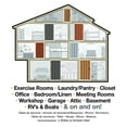 thumbnail image 3 of Homestyles Vienna Oak Woodgrain 36" x 80" PVC Interior Folding Door, 3 of 4