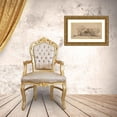 thumbnail image 3 of Rembrandt van Rijn 24x16 Gold Ornate Framed and Double Matted Museum Art Print Titled - Cottage Among Trees (ca. 1650), 3 of 4