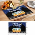 thumbnail image 6 of Cartoon RV Placemats Set&nbsp;of 1 Happy Camping Moon Star Nights Mountain Heat Insulation Washable Place Mats, Non-Slip Table Mats for Dining Table Party Kitchen Decor,13x19 Inch, 6 of 9