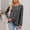 Dark Gray, variant on Duojiaj Casual Raglan Sleeve Crew Neck T Shirt Soft Everyday Basic Tee Comfortable Relaxed Fit Top For Ladies Versatile Wardrobe Womens T Shirts