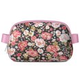 thumbnail image 1 of Sac Banane Imprimé Fleur Sauvage - Sac Ceinture Floral Inspiré de la Nature Imperméable pour Randonnée, 1 of 4