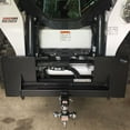 thumbnail image 4 of Titan Attachments Universal Cut Out Receiver Mount Plate, 1/4" thick Skid Steer Plate Attachment, 2" Receiver Hitch, 3000 LB Weight Capacity, Quick Tach Steel Mount Plate Adapter, 4 of 10