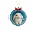 thumbnail image 2 of Ice Crystal Cave Ornament - Acrylic 2D Decorative Ornament for Holiday Decor, Versatile Wall, Tree, and Entryway Accent with Dimensional Depth and Snowflake Accents, 2 of 6