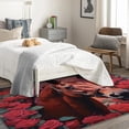 thumbnail image 4 of Horse Rug 2x3 Area Rugs Red Roses Rugs for Entryway, Flower Carpet for Bedroom Living Room, Machine Washable Non-Slip Indoor Door Mat, Soft Low Pile Area Rug, Small Decorative Rug la&190, 4 of 7