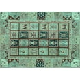 thumbnail image 1 of Ahgly Company Indoor Rectangle Abstract Light Blue Modern Area Rugs, 8' x 10', 1 of 4