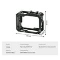 thumbnail image 2 of Nitze Cage for Gopro Hero13 / Hero12 / Hero11 / Hero10 / Hero9 Camera, with Magnetic Quick Release Interface and 2 Cold Shoes, 2 of 10