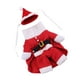 thumbnail image 4 of Abrigo de pie de Navidad Disfraz de mascota Cosplay divertido ropa para perrito (tamaño M), 4 of 5