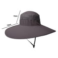 thumbnail image 2 of Gorra de pescador para hombre con ala ampliada, impermeable, sombrero para el sol al aire libre, gorra de alpinismo con protección solar, 2 of 5