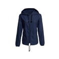 thumbnail image 2 of Womens Waterproof Raincoat Ladies Outdoor Wind Rain Forest Jacket Coat Plus Size, 2 of 2