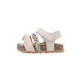 thumbnail image 3 of bebe Toddler Girl's Sandals – Adjustable Comfort Footbed Sandals with Charm, Glitter, Braid & Buckle Styles, 3 of 7