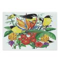 thumbnail image 1 of Exotic Cutting Board, Colorful Tropical Fauna and Botany Composition with Flowers and Birds, Decorative Tempered Glass Cutting and Serving Board, in 3 Sizes, by Ambesonne, 1 of 2
