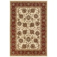 thumbnail image 3 of Style Haven  Annapolis Bordered Traditional Area Rug Red/Cream 4' x 6' Oriental 4' x 6' Indoor Living Room,Bedroom Ivory Rectangle, 3 of 5