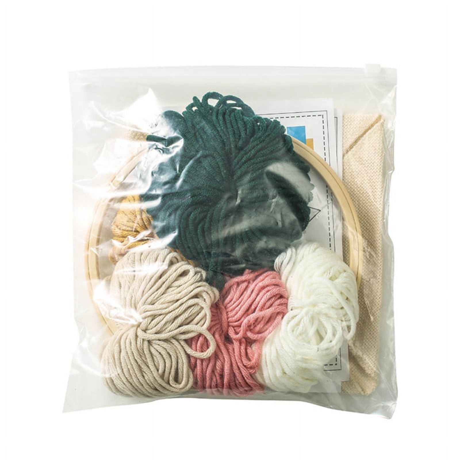 DIY Embroidery Material Package Handmade Creative Beginner Cross Stitch Kits Embroidery Hoop Home Decor