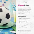thumbnail image 2 of Wilton Aluminum 3D Sports Ball Pan Set, For Baking 6-Inch Spherical Shapes, Made With Natural Anodized Aluminum, Made Without PFAS, 2 of 9