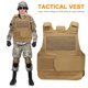thumbnail image 2 of Camiseta interior multifuncional para exteriores, chaleco protector impermeable para el cuerpo (café) Likrtyny Para estrenar, 2 of 9