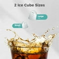 thumbnail image 5 of MoifoiIce Maker Countertop , Portable Ice Machine 26.5lbs/24H, Ready in 6 Mins/9 Pcs with Self-Cleaning Green, 5 of 8