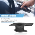 thumbnail image 3 of TopOne 4Pcs Car Door Handle Bowl Cover Trim Carbon Fiber Pattern Protective Sticker Compatible for Civic 11Th Generation 22, 3 of 7
