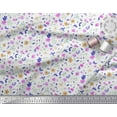 thumbnail image 3 of Soimoi Poly Georgette Fabric Flower Watercolor Print Fabric by The Yard 52 Inch Wide, 3 of 3