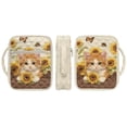 thumbnail image 7 of TSOVTHRID Cat Sunflower Bee Butterfly Print Bible Bags for Women Organizer, Bible Carrying Case with Multi Pockets, Quilted Bibles Book Cover for Christian Study Supplies Accessories, 7 of 7