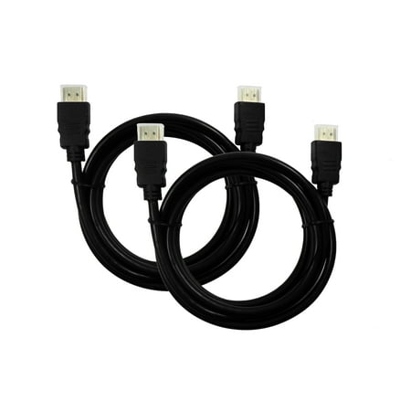 Onn 10-Foot High-Speed 4K Hdmi Cable With Ethernet (2-Pack)