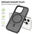 thumbnail image 6 of ELEHOLD Ultra-Thin Magnetic Case For iPhone 16 Pro, Shockproof TPU Frame Hard PC Back Matte Camera Control Button Magnetic Protective Case For iPhone 16 Pro,Black, 6 of 7
