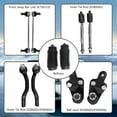 thumbnail image 7 of Frenzybro 12Pc Suspension Kit Control Arm Tie Rod Boot Bellow Compatible With 2007-2011 Toyota Camry, 7 of 7
