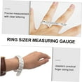 thumbnail image 5 of 3 Pcs Ring Ruler Bangles Bracelets Ring Mandrel Plastigauge Ring Sizing Measurement Finger Sizer Tool Ring Measuring Tool Finger Gauge Ring Sizer Finger Sizer Gauge Ring Size Gauge, 5 of 5