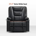 thumbnail image 4 of MCombo Large-Wide Power Lift Recliner Chair with Massage and Heat for Big and Tall Elderly People, Faux Leather R7541 (Black, Large-Wide), 4 of 10