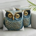 thumbnail image 3 of Owl Decor Home Décor Accents Small Decor Items for Shelf Owl Figurines Home Decor Owl Decorations for Home, Office, Gifts for Owl Lover (Blue), 3 of 7