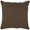 Brown, variant on Red Solid Color Flange Edge Throw Pillow