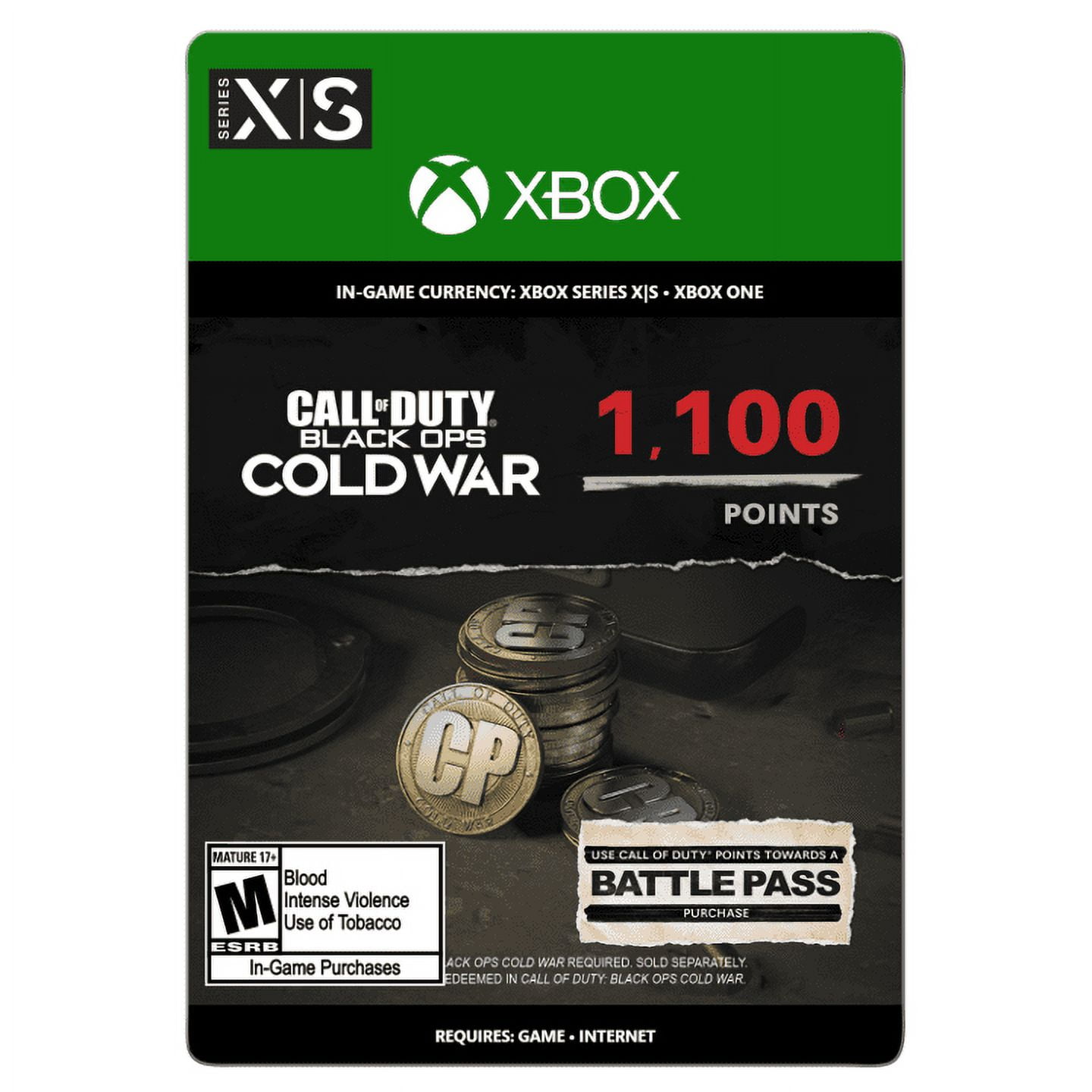 Call of Duty: Cold War - 1100 Points - XBox [Digital]